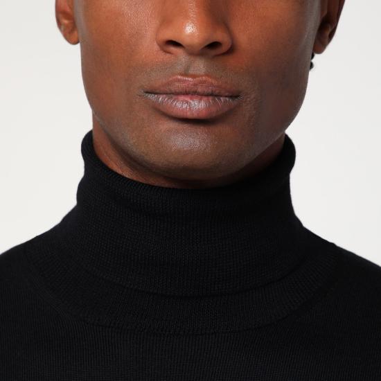 25FW 로베르토 콜리나 긴팔 티셔츠 253M01003WO Black - ROBERTO COLLINA