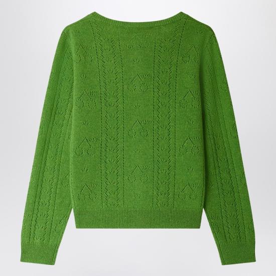 25FW [키즈] 봉쁘앙 티셔츠 W05GCAK00004WS Green - BONPOINT