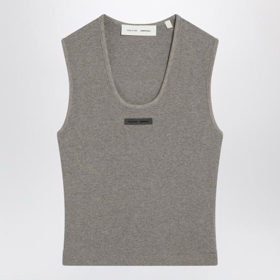 25FW 피어오브갓 민소매 티셔츠 125SP257083FW Grey