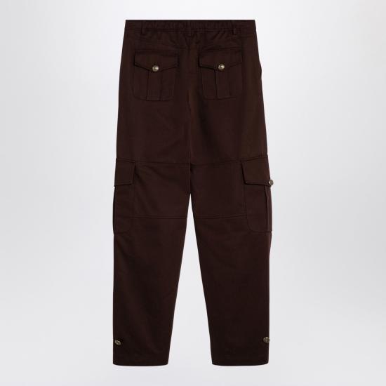  모스키노 스트레이트 팬츠 A03075420 Brown - MOSCHINO