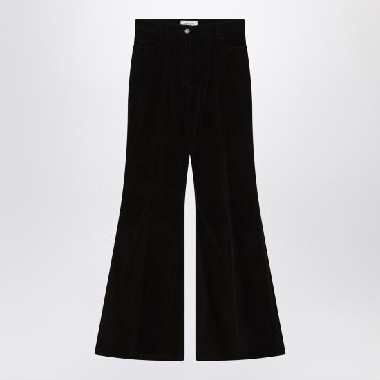 25FW 살바토레 페라가모 스트레이트 팬츠 0785197CO Brown