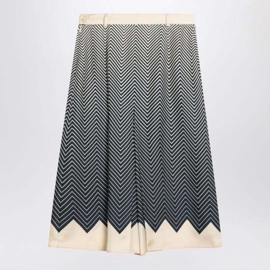 25FW 발렌티노 가라바니 미디 스커트 7B3RADQ69KJ Blue - VALENTINO GARAVANI