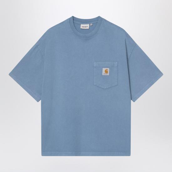 25FW 칼하트 WIP 숏슬리브 허드슨 포켓 티셔츠 I035140CO Blue