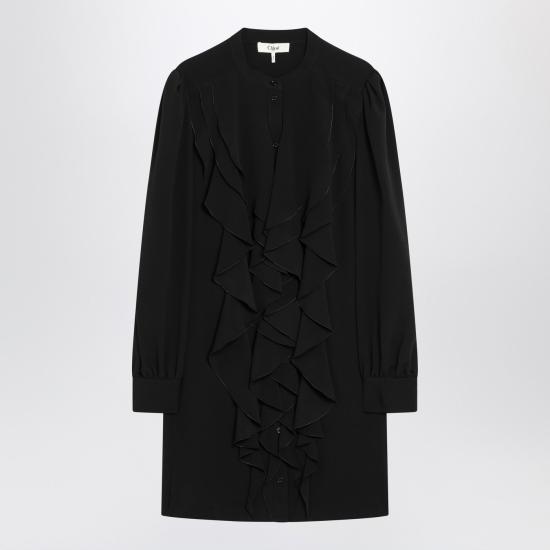 25FW 끌로에 숏 원피스 CH25ARO11118 Black