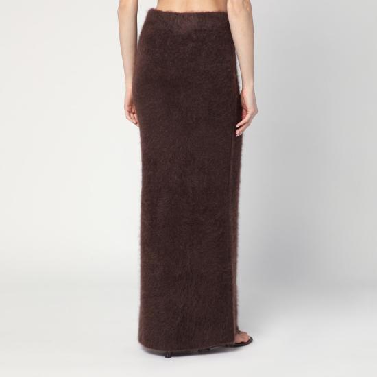 25FW 소프트 고트 롱 스커트 24561WS Brown - SOFT GOAT