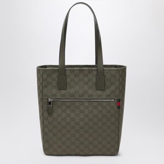 25FW 구찌 캔버스 미디움 토트백 834796FAEOK Green