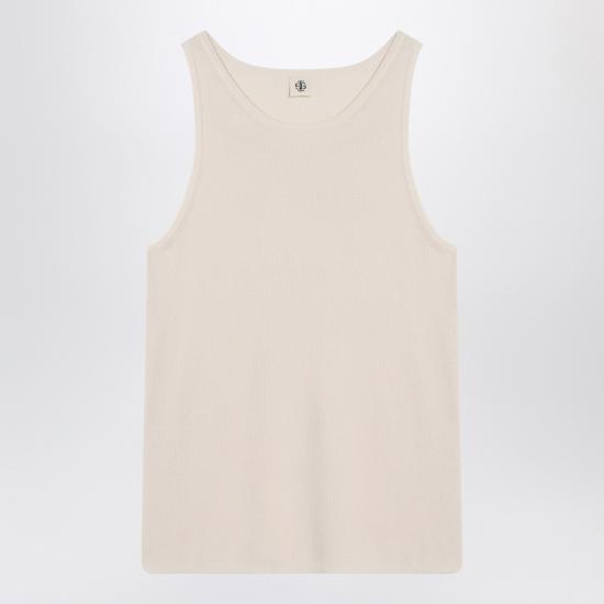 25SS 더 가먼트 민소매 티셔츠 21223VI White