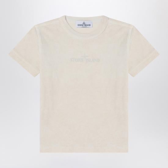  [키즈] 스톤 아일랜드 반팔 티셔츠 2100013 BS0152 Beige