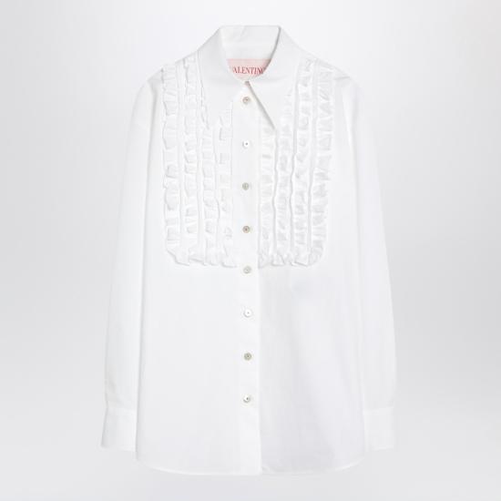 25SS 발렌티노 가라바니 셔츠 6B3AB7865A6 White