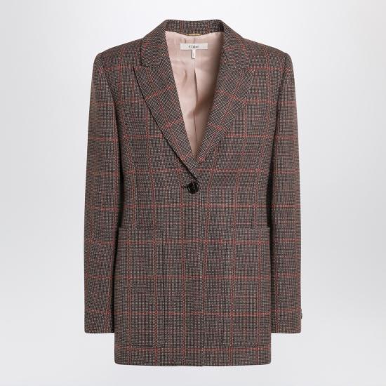 25FW 끌로에 수트 자켓 CH25AVE53097 Brown