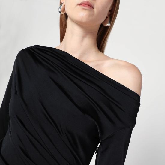 25FW 빅토리아 베컴 롱 원피스 1325WDR006575ACO Black - VICTORIA BECKHAM