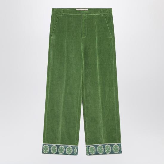 25SS 발렌티노 가라바니 스트레이트 팬츠 6V3RBJ74AM2 Green