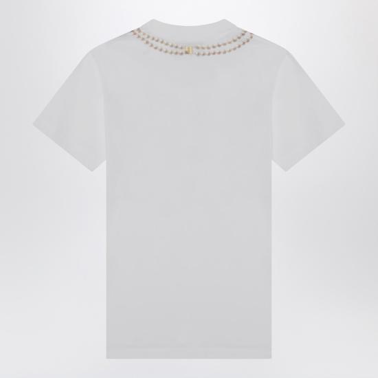 25SS 모스키노 반팔 티셔츠 A07030541 White - MOSCHINO