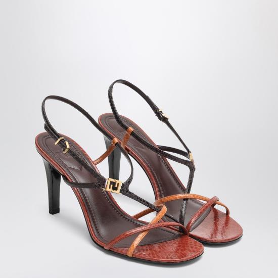  펜디 힐/펌프스 8X8746AU3B Burgundy - FENDI