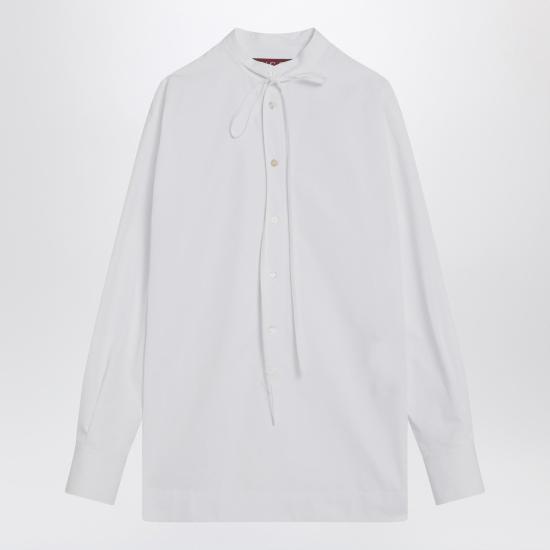 25FW 구찌 로고 자수 셔츠 836454Z7ADR White