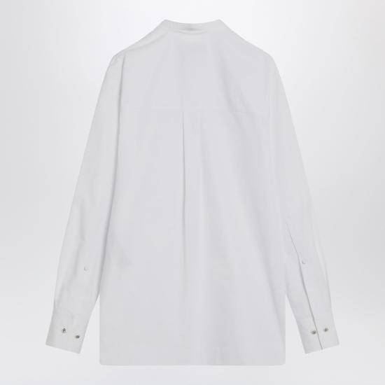 25FW 구찌 로고 자수 셔츠 836454Z7ADR White - GUCCI