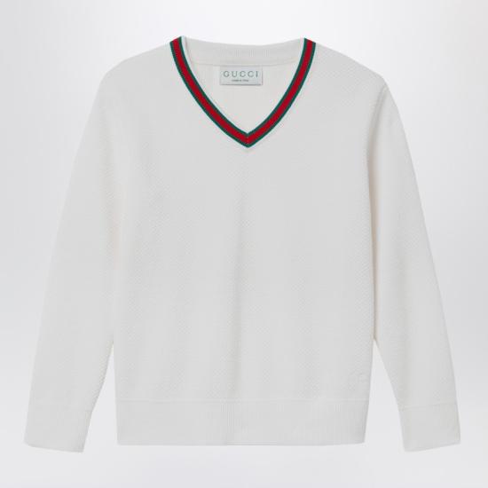 25SS [키즈] 구찌 셔츠 807873XKEIS White