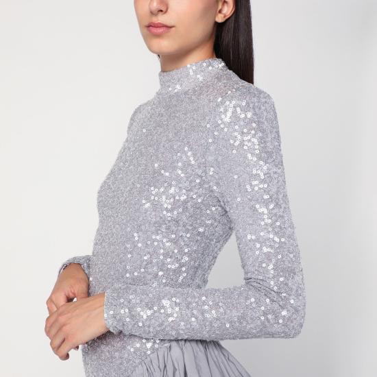 25FW 로테이트 바이 크리스텐슨 롱 원피스 114315039PL Grey - ROTATE BY BIRGERCHRISTENSEN