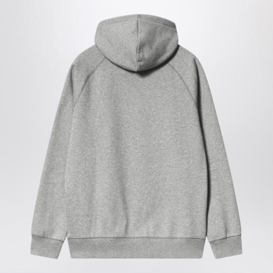  칼하트 WIP 체이스 후드 티셔츠 I033661CO Grey - CARHARTT WIP