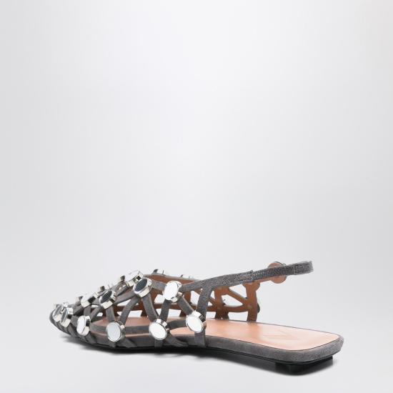 25SS 디 아티코 뮬/슬리퍼 250WSH00801LBT007S Grey - THE ATTICO