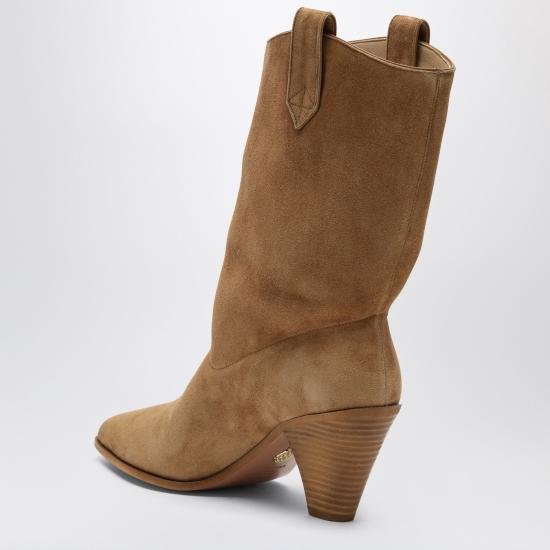 25FW 아쿠아주라 부츠 BOOMIDB1SUE Brown - AQUAZZURA