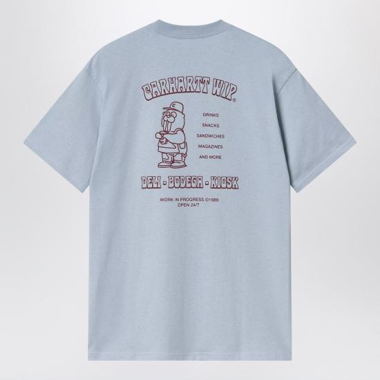 25FW 칼하트 WIP 반팔 티셔츠 I035230CO Blue - CARHARTT WIP
