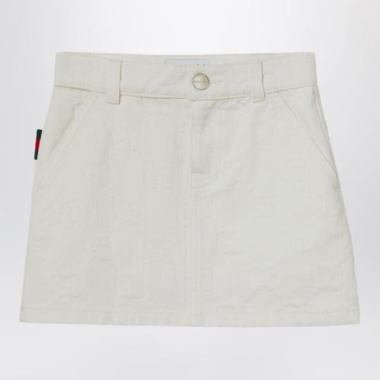 25SS [키즈] 구찌 스커트 808297XDC56 White