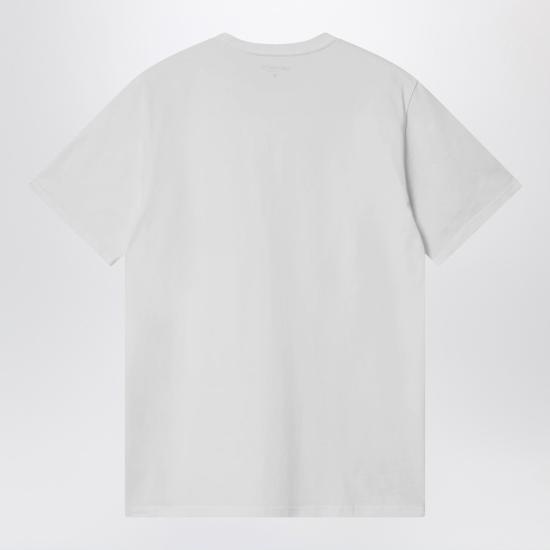 25FW 칼하트 WIP 숏슬리브 포켓 티셔츠 I030434CO White - CARHARTT WIP