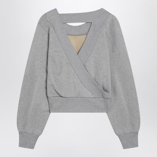 25SS 디 아티코 긴팔 티셔츠 250WCF00020JJF007A Grey - THE ATTICO