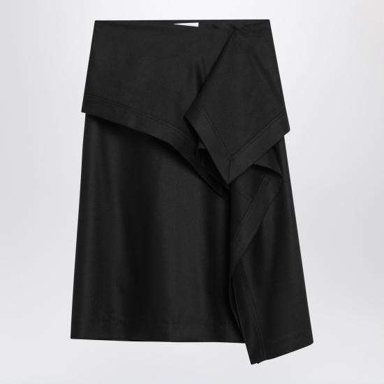 25FW 살바토레 페라가모 미디 스커트 0785522WO Black