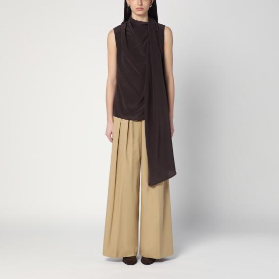 25SS 파로쉬 민소매 티셔츠 D311642VI Brown