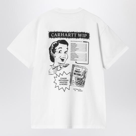 25SS 칼하트 WIP 반팔 티셔츠 I034644CO White - CARHARTT WIP