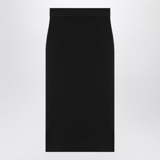  생로랑 미디 스커트 809129Y76WQ Black - SAINT LAURENT