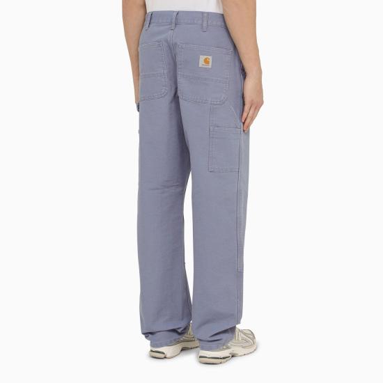  칼하트 WIP 디어본 캔버스 더블 니 팬츠 I031501CO Blue - CARHARTT WIP