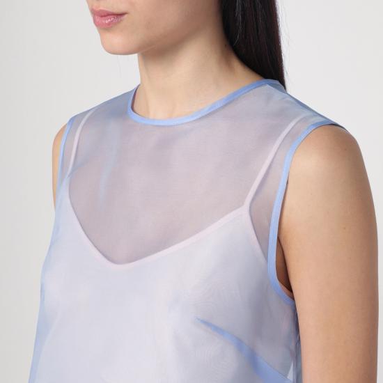 25SS 파로쉬 민소매 티셔츠 D313076CO Blue - PAROSH