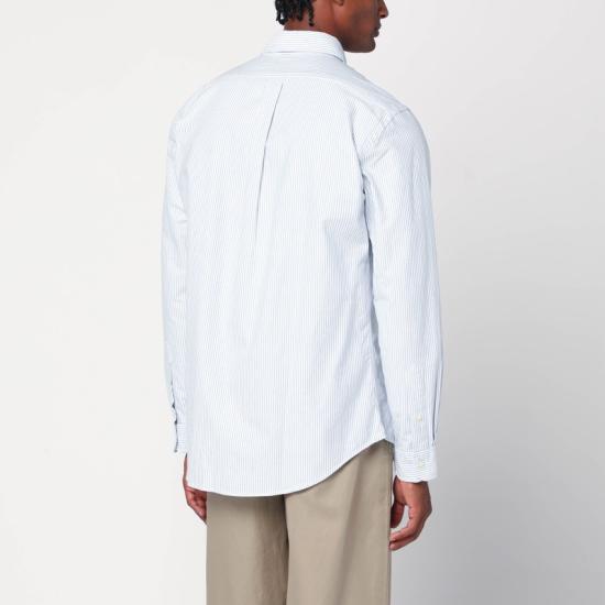 25FW 폴로 랄프로렌 컬러 포니 자수 커스텀 핏 버튼 다운 셔츠 710792041004CO Blue - POLO RALPH LAUREN