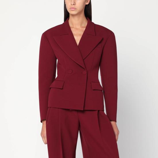 25FW 안다마네 수트 자켓 T183053ATNP0B8 Burgundy