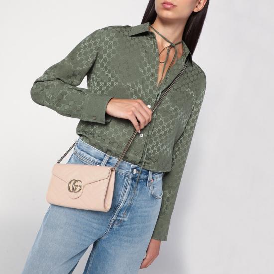 25FW 구찌 지갑 837745AAET8 Pink - GUCCI