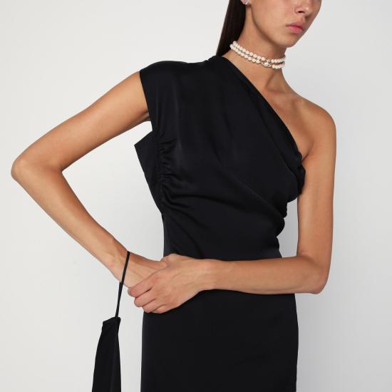 25FW 비비안웨스트우드 롱 원피스 1101039TW012Y Black - VIVIENNE WESTWOOD