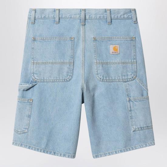 25SS 칼하트 WIP 스미스 데님 싱글 니 쇼츠 I032026CO Blue - CARHARTT WIP