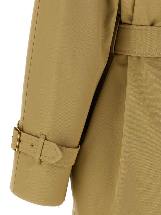 25FW 버버리 미드 렝스 체크 칼라 캐슬포드 트렌치코트 8111564HAMPER Beige - BURBERRY