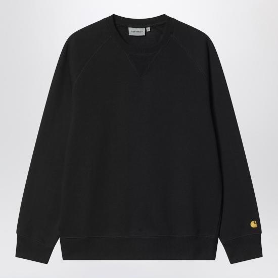25FW 칼하트 WIP 체이스 스웨트셔츠 I033660CO Black