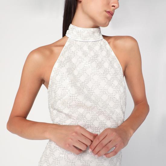 25FW 로테이트 바이 크리스텐슨 숏 원피스 114177857PL White - ROTATE BY BIRGERCHRISTENSEN