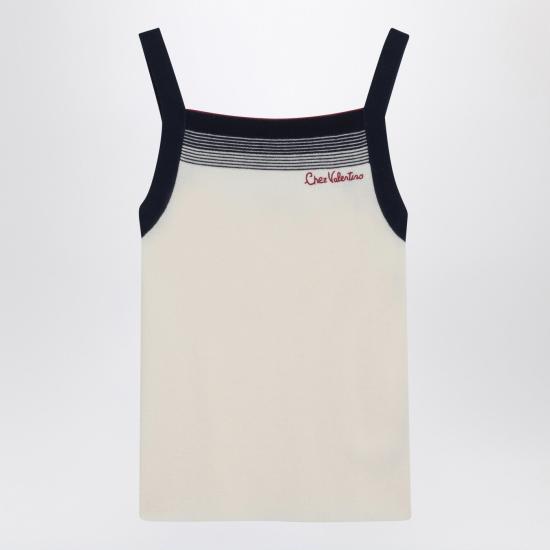 25FW 발렌티노 가라바니 민소매 티셔츠 7B3KM06A9GQ Light blue