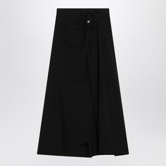 25FW 발렌시아가 롱 스커트 838761TSO03 Black