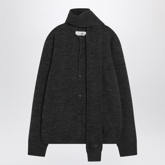 25FW MM6 메종마르지엘라 후드 티셔츠 SH0HP0010M13140 Grey