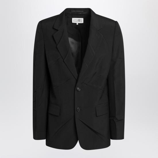 25FW MM6 메종마르지엘라 수트 자켓 SH2BN0016M35436 Black