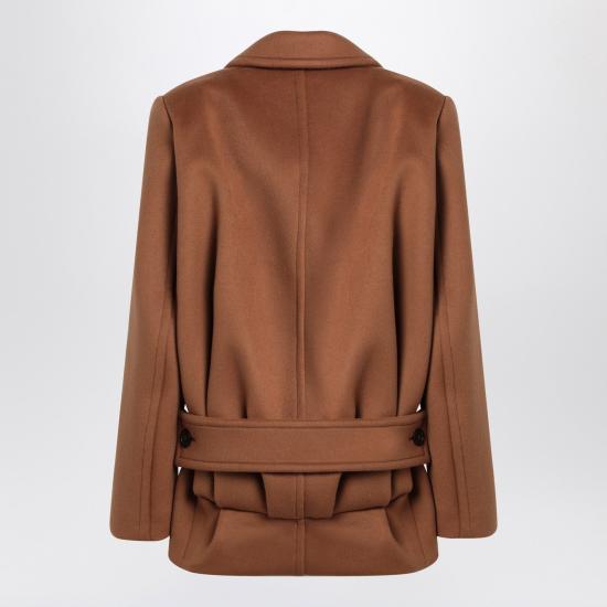  생로랑 코트 808239Y060R Brown - SAINT LAURENT
