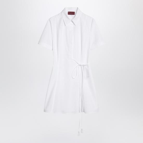  구찌 숏 원피스 830730Z7ADR White