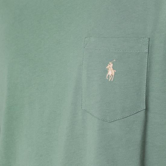 25FW 폴로 랄프로렌 긴팔 티셔츠 710704248270CO Green - POLO RALPH LAUREN